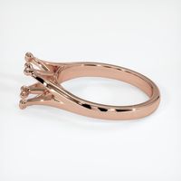 14K Rose Gold Solitaire Ring Setting Image