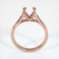 14K Rose Gold Solitaire Ring Setting Image