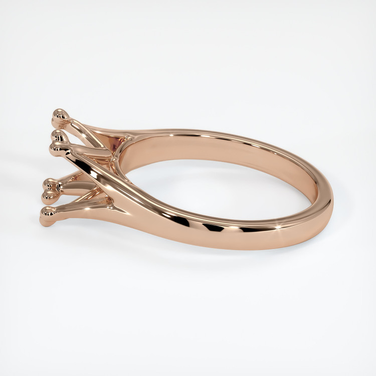 18K Rose Gold Solitaire Ring Setting