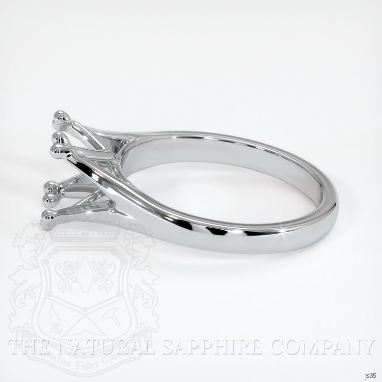 Silver Solitaire Ring Setting