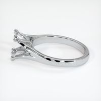 18K White Gold Solitaire Ring Setting Image
