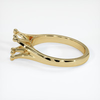 10K Yellow Gold Solitaire Ring Setting Image