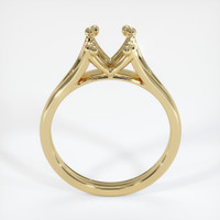 10K Yellow Gold Solitaire Ring Setting Image