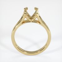 14K Yellow Gold Solitaire Ring Setting Image