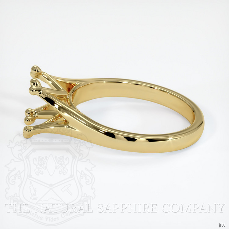 18K Yellow Gold Solitaire Ring Setting