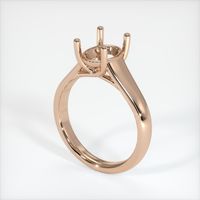 18K Rose Gold Solitaire Ring Setting Video
