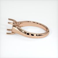18K Rose Gold Solitaire Ring Setting Image