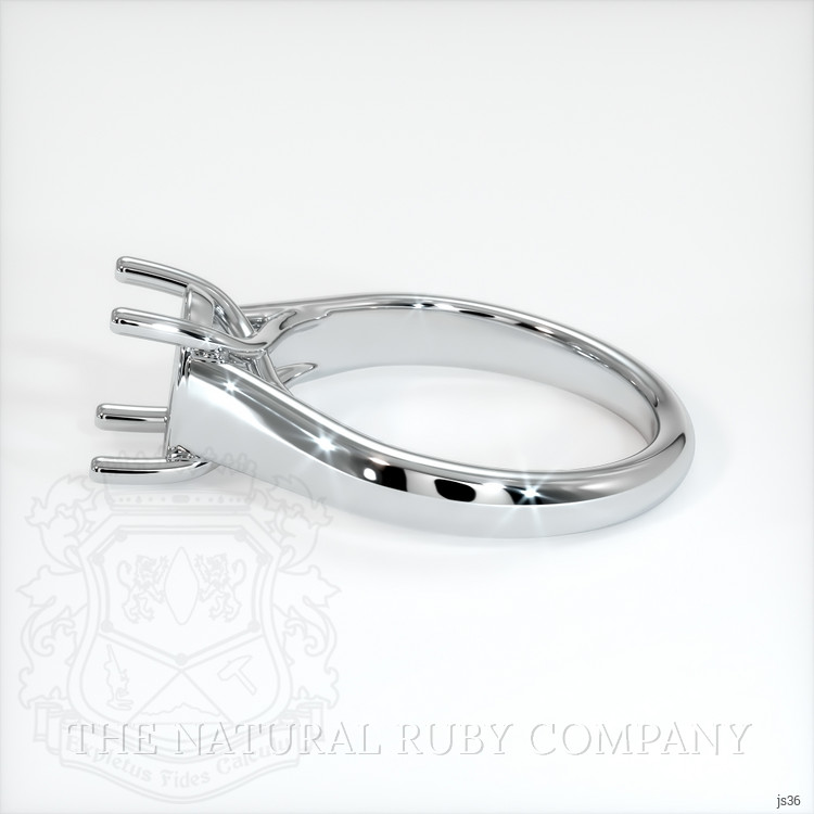 Silver Solitaire Ring Setting