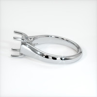10K White Gold Solitaire Ring Setting Image