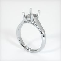 14K White Gold Solitaire Ring Setting Video