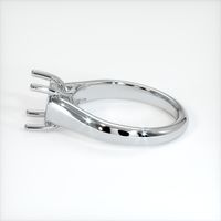14K White Gold Solitaire Ring Setting Image