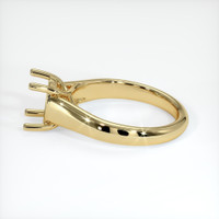 10K Yellow Gold Solitaire Ring Setting Image