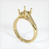 14K Yellow Gold Solitaire Ring Setting Video