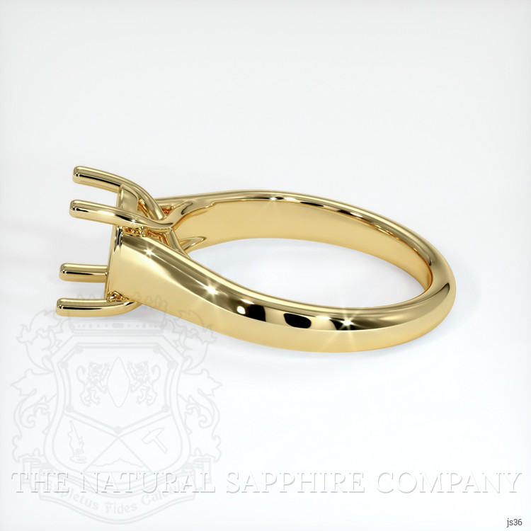 18K Yellow Gold Solitaire Ring Setting