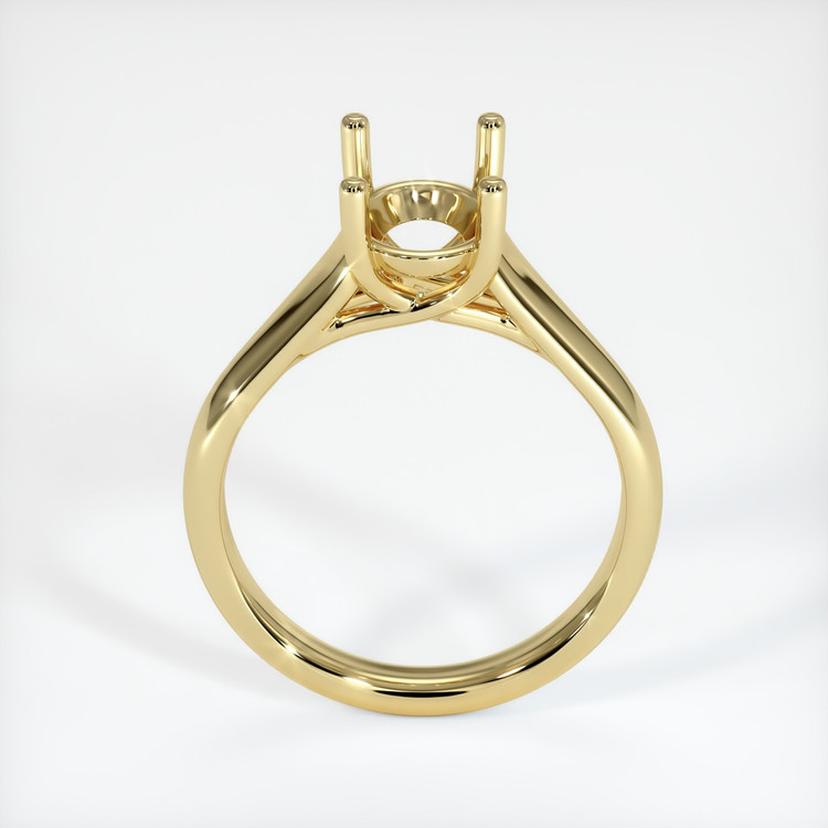 18K Yellow Gold Solitaire Ring Setting