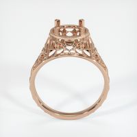 18K Rose Gold Antique Style Ring Setting Image