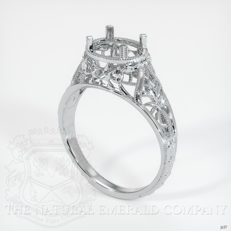 Silver Antique Style Ring Setting