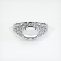 10K White Gold Antique Style Ring Setting Image
