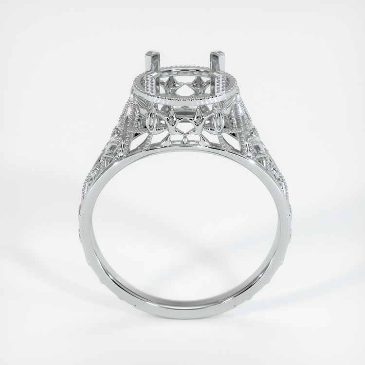 18K White Gold Antique Style Ring Setting