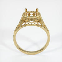 10K Yellow Gold Antique Style Ring Setting Image