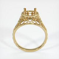 14K Yellow Gold Antique Style Ring Setting Image