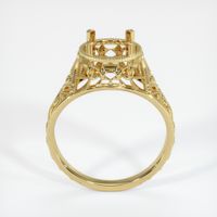 18K Yellow Gold Antique Style Ring Setting Image