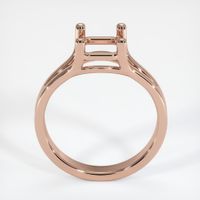 14K Rose Gold Solitaire Ring Setting Image