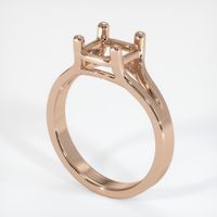 18K Rose Gold Solitaire Ring Setting Video