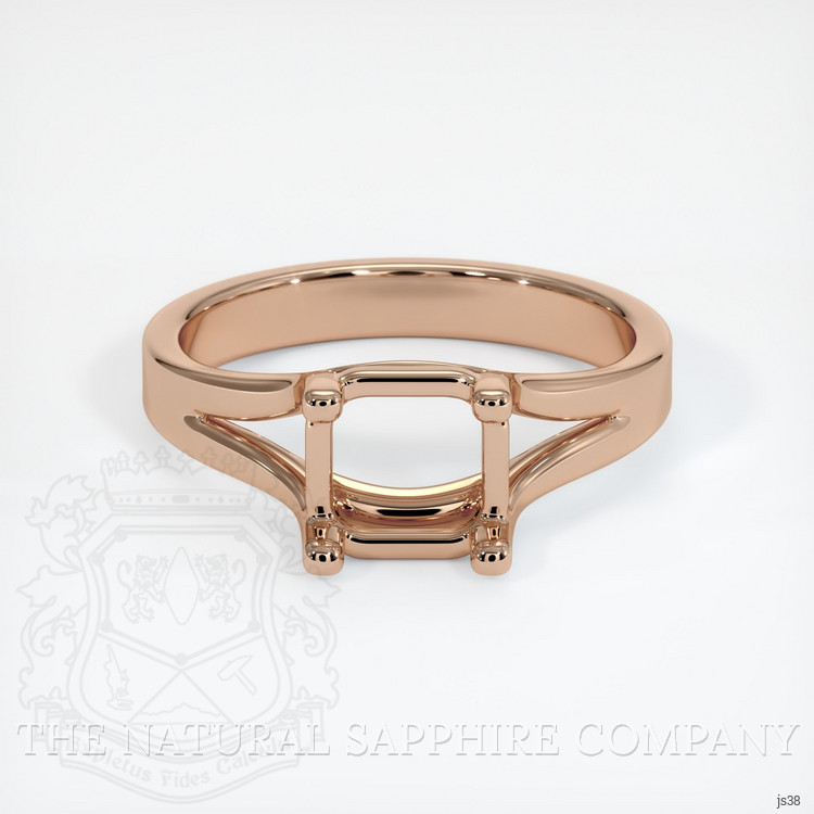 18K Rose Gold Solitaire Ring Setting