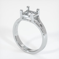 10K White Gold Solitaire Ring Setting Video