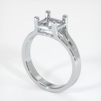 14K White Gold Solitaire Ring Setting Video