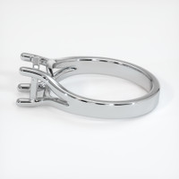 18K White Gold Solitaire Ring Setting Image