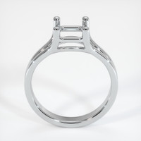 18K White Gold Solitaire Ring Setting Image