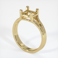 10K Yellow Gold Solitaire Ring Setting Video