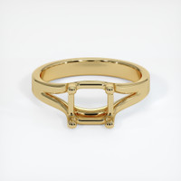 10K Yellow Gold Solitaire Ring Setting Image
