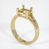 14K Yellow Gold Solitaire Ring Setting Video