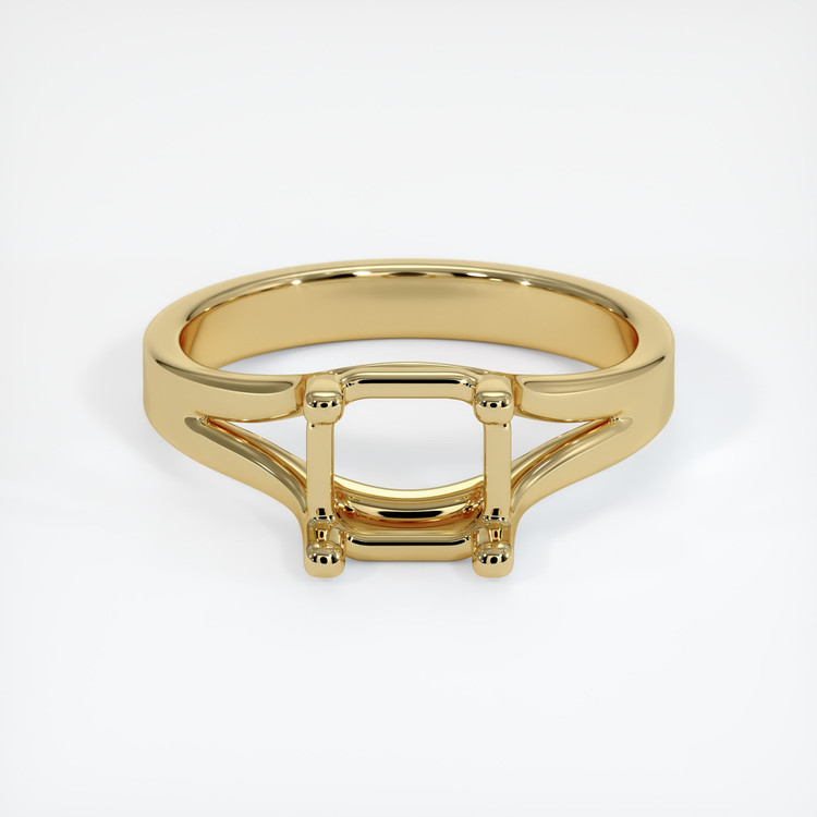 14K Yellow Gold Solitaire Ring Setting