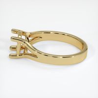 14K Yellow Gold Solitaire Ring Setting Image