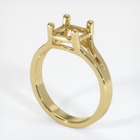 18K Yellow Gold Solitaire Ring Setting Video
