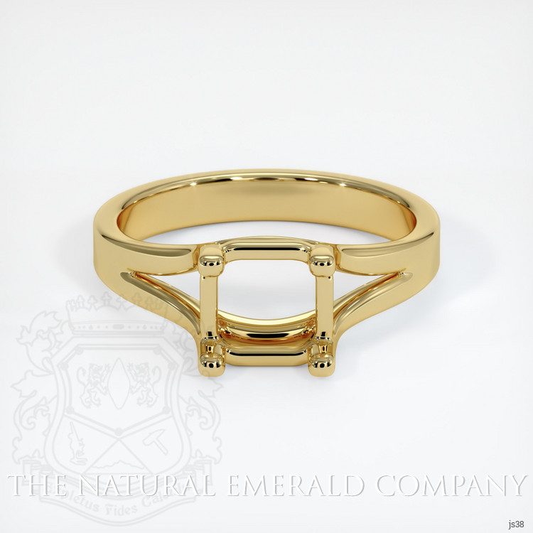18K Yellow Gold Solitaire Ring Setting