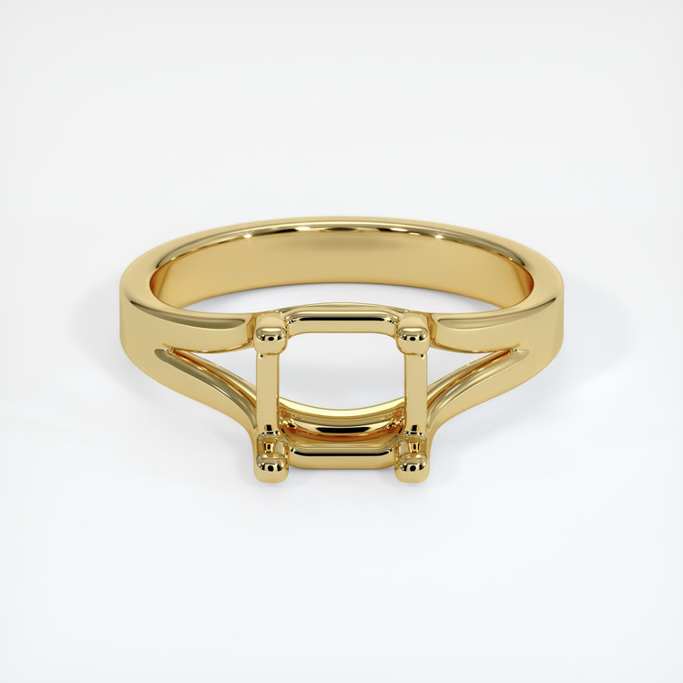 18K Yellow Gold Solitaire Ring Setting