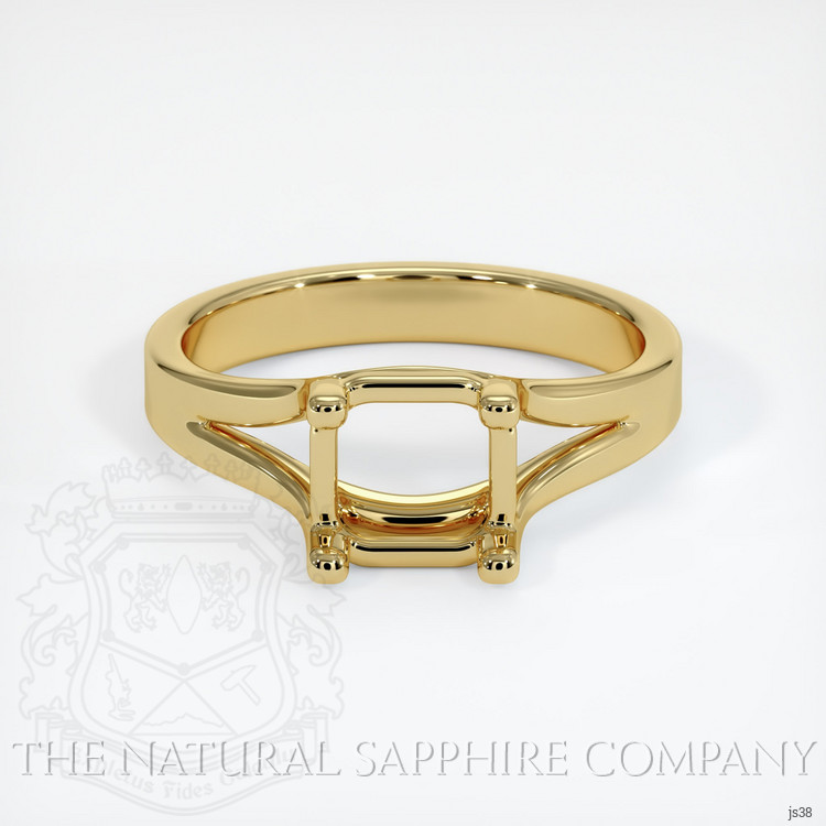 18K Yellow Gold Solitaire Ring Setting