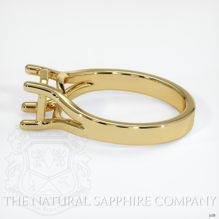18K Yellow Gold Solitaire Ring Setting
