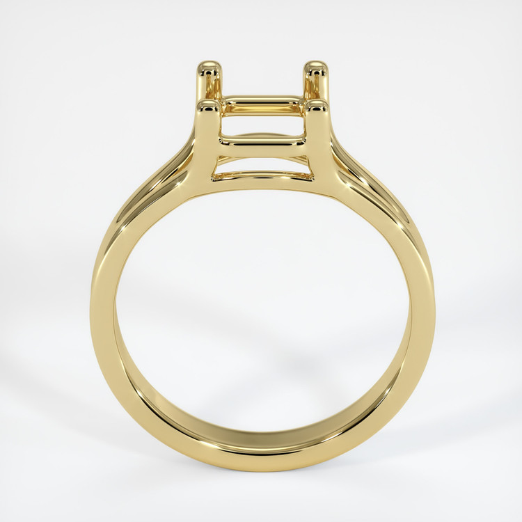 18K Yellow Gold Solitaire Ring Setting