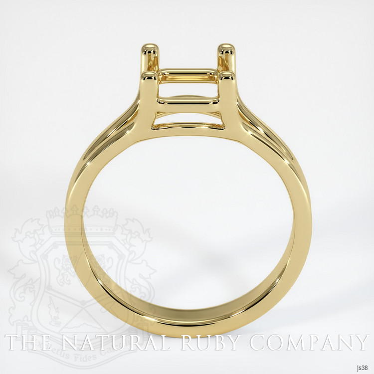 18K Yellow Gold Solitaire Ring Setting