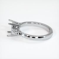 18K White Gold Three Stone Ring Setting Image