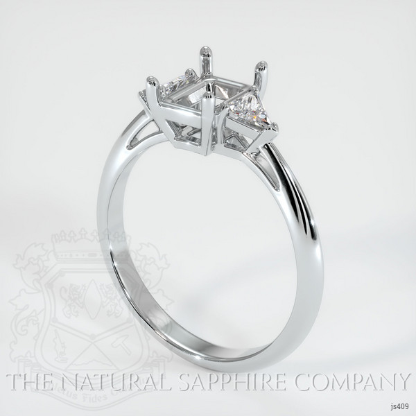  Emerald Ring 2.79 Ct. 18K White Gold
