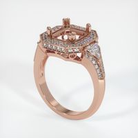 14K Rose Gold Antique Style Ring Setting Video