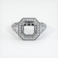 10K White Gold Antique Style Ring Setting Image