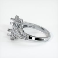 14K White Gold Antique Style Ring Setting Image